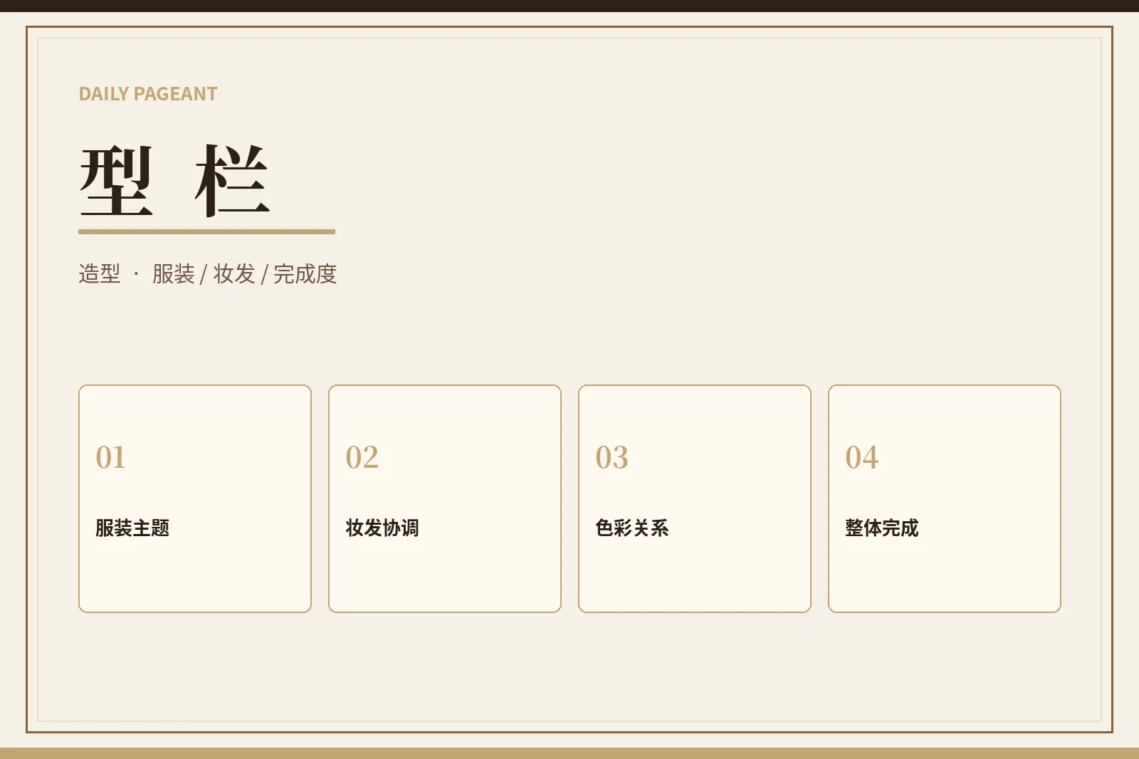 型栏内容图